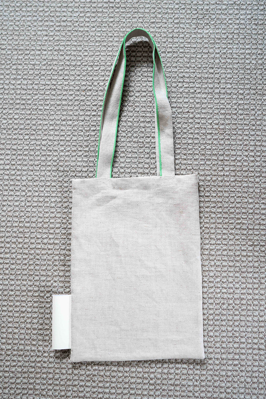Linen mini bag / green -Goodmood-